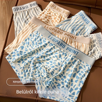 Férfi Modal boxeralsónadrág, 10A, antibakteriális, középmagas derekú, lélegző