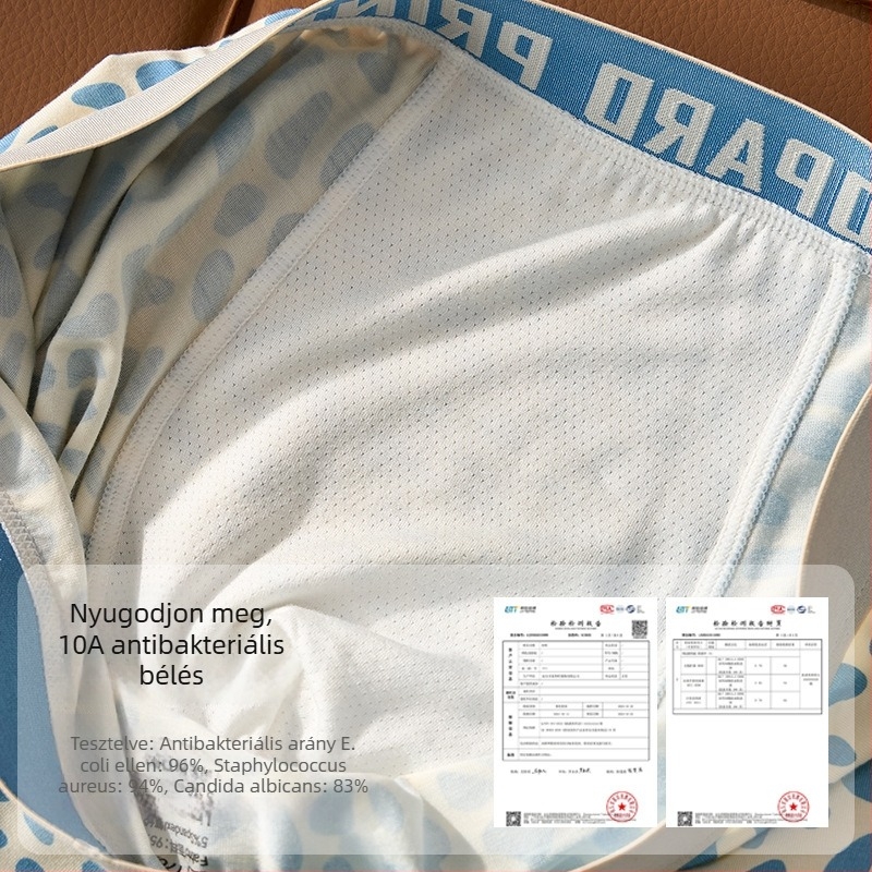 Férfi Modal boxeralsónadrág, 10A, antibakteriális, középmagas derekú, lélegző