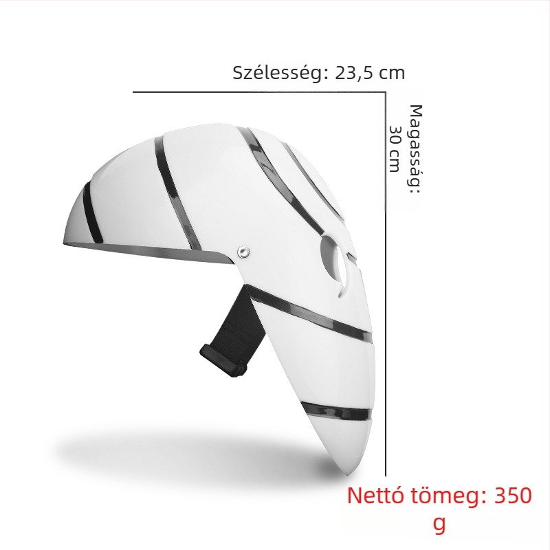 OXDM cosplay maszk – műanyagból, ninja jelmezhez tartozó kiegészítő, Halloween