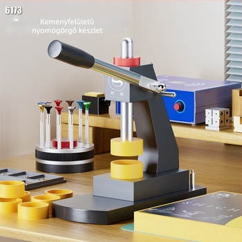 Óra hátlapzáró készülék, teljes fém, nehéz kivitel, modell 6173, óraszerviz eszköz Haoda
