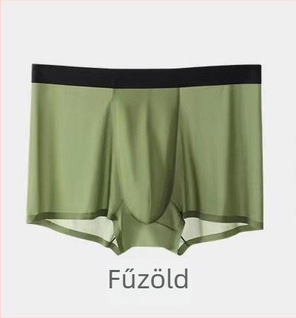 Férfi Ice Silk boxer brief, középtalpas, nylon 61–70D kötött anyag, kötött, regenerált cellulóz rost bélés