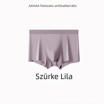 Férfi seamless boxeralsó, antibakteriális, középmagas derekú, gyorsan száradó és lélegző, minden évszakban megfelelő.