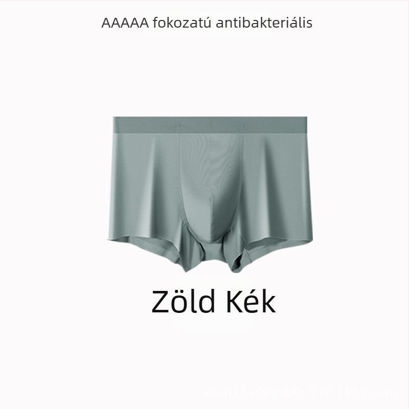 Férfi seamless boxeralsó, antibakteriális, középmagas derekú, gyorsan száradó és lélegző, minden évszakban megfelelő.