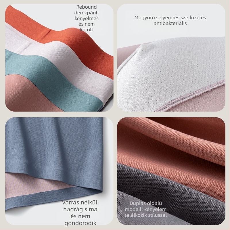 Férfi boxer brief Modal anyagból, lélegző, Mulberry selyemmel a gát tájékán, középmagas derék, 100 darabos készlet
