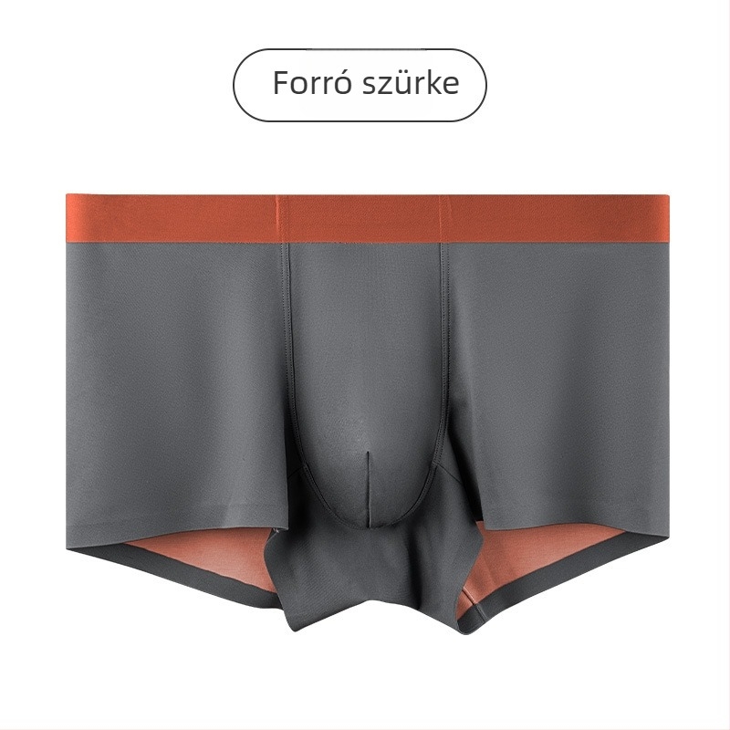 Férfi boxer brief Modal anyagból, lélegző, Mulberry selyemmel a gát tájékán, középmagas derék, 100 darabos készlet