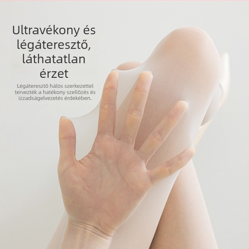 Női mentás színű nylon harisnya, lélegző, anti-szálhúzás, UV védelem, ultra vékony 5D