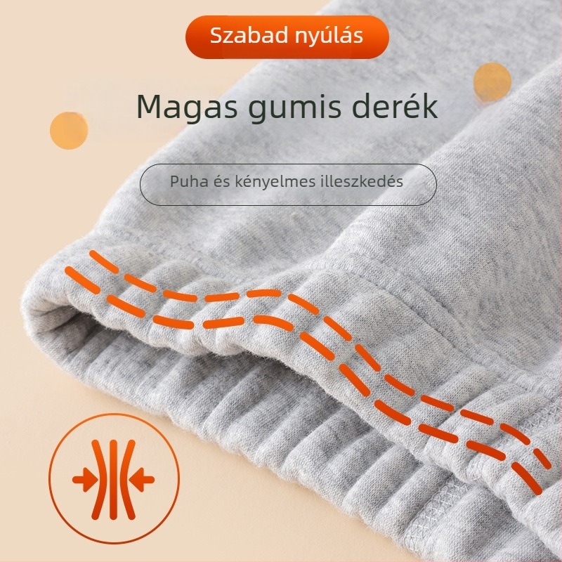 Tinédzser fiúknak készült termális alsóruha készlet, téli velúr bélés, vastag alapréteg, rendkívül puha felső és nadrág