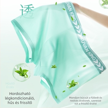 Férfi Ice Silk alsó, antibakteriális, gyorsan száradó, lélegző, poliészter