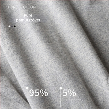 Férfi pamut hosszú lábú boxeralsó, magas derekú, 90–95% pamut, lélegző