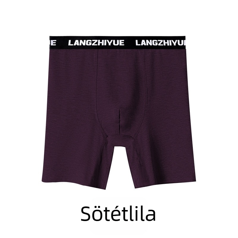 Férfi pamut hosszú lábú boxeralsó, magas derekú, 90–95% pamut, lélegző