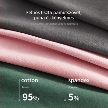 Férfi pamut alsónemű egyedi logóval, lélegző, középmagasságú derék, OEM-támogatás