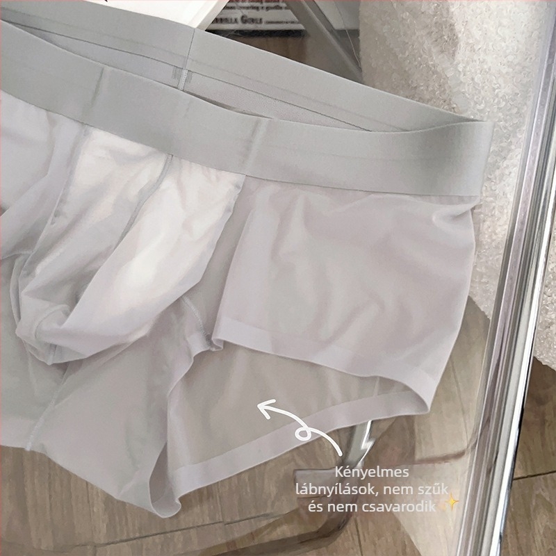 Peach Dona ultra vékony, légáteresztő férfi alsónemű alacsony derekú, külön tasakkal Ice Silk