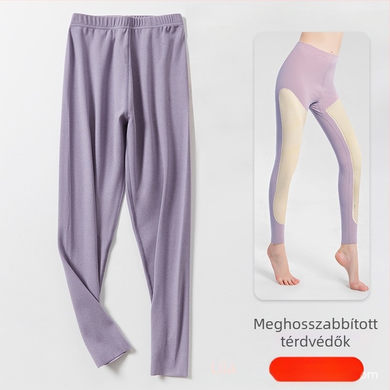 Női termikus leggings őszre és télre, vékony béléses alapréteg, magas derekú testformázó nadrág