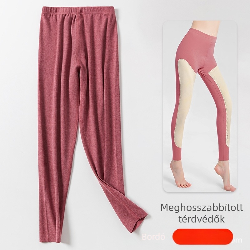 Női termikus leggings őszre és télre, vékony béléses alapréteg, magas derekú testformázó nadrág