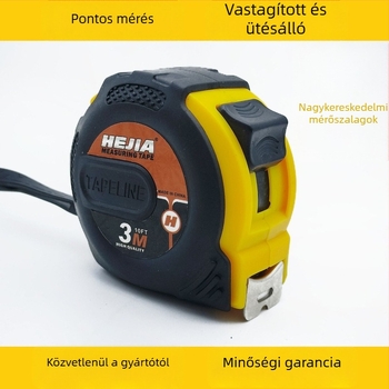 Acél mérőszalag – vastagodott, kopás- és ütésálló, nehéz, ipari mérőeszköz