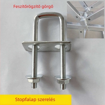 Gerenda hardverkészlet — szénacél, szétszerelési szerszámok, U-alakú csatok, diagonális merevítők, háztartási használatra