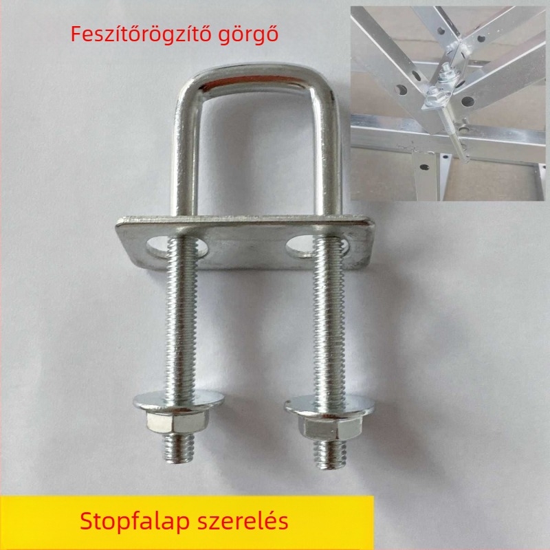 Gerenda hardverkészlet — szénacél, szétszerelési szerszámok, U-alakú csatok, diagonális merevítők, háztartási használatra