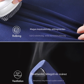 Férfi 100% pamutból készült termikus alsónadrág, fleece béléssel, karcsú szabás, meleg, vast anyag 201-250 g/m2