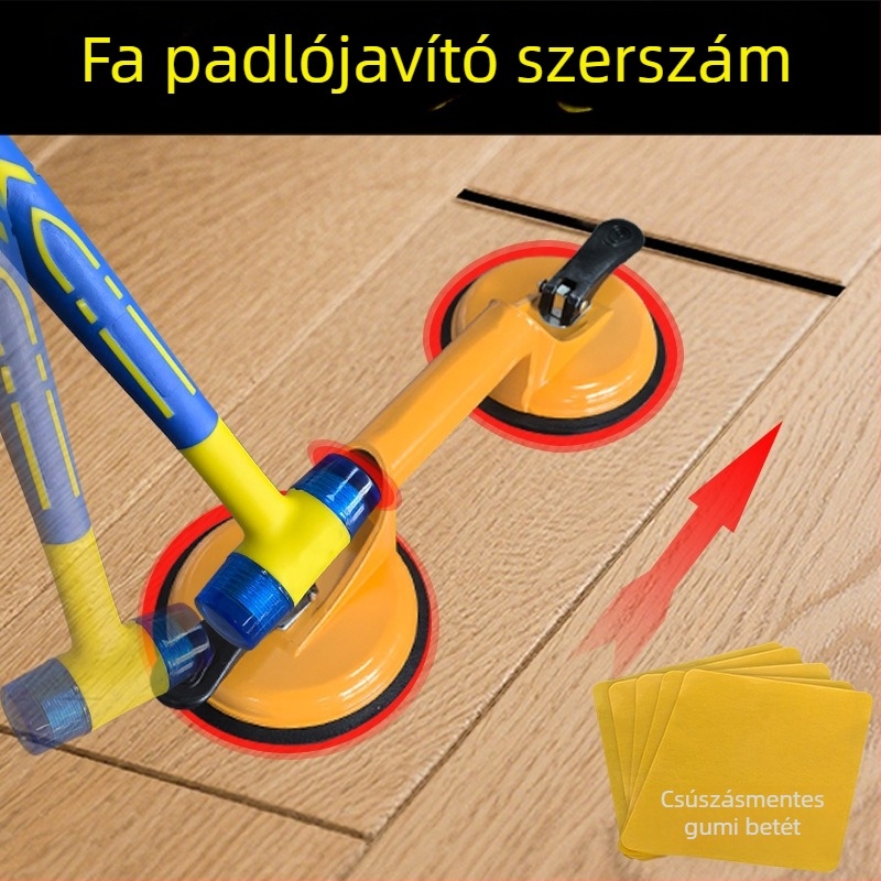 Padlórés javító vákuumszívó eszköz — alumínium ötvözet, erős szívóerő, repedésnyílás nyitás, illesztések tömítése