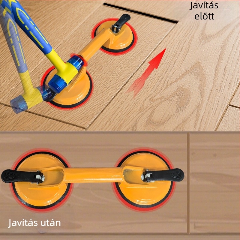 Padlórés javító vákuumszívó eszköz — alumínium ötvözet, erős szívóerő, repedésnyílás nyitás, illesztések tömítése