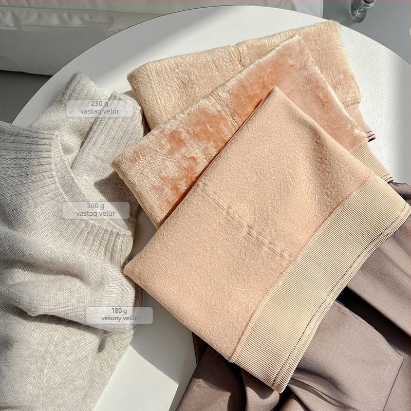 Női harisnya pöttyös mintával – nylon, vastagított, súrlódás elleni, minden szezonra alkalmas