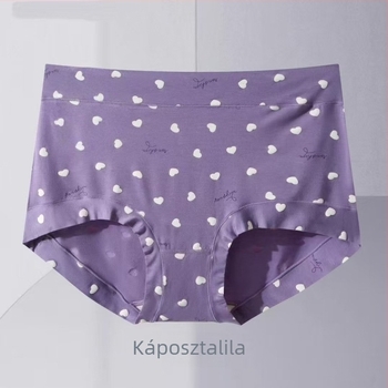 Modal anyagú magas derekú női alsónemű, plusz méret, pöttyös bikini fazon.