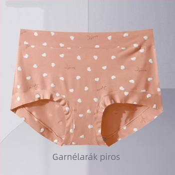 Modal anyagú magas derekú női alsónemű, plusz méret, pöttyös bikini fazon.