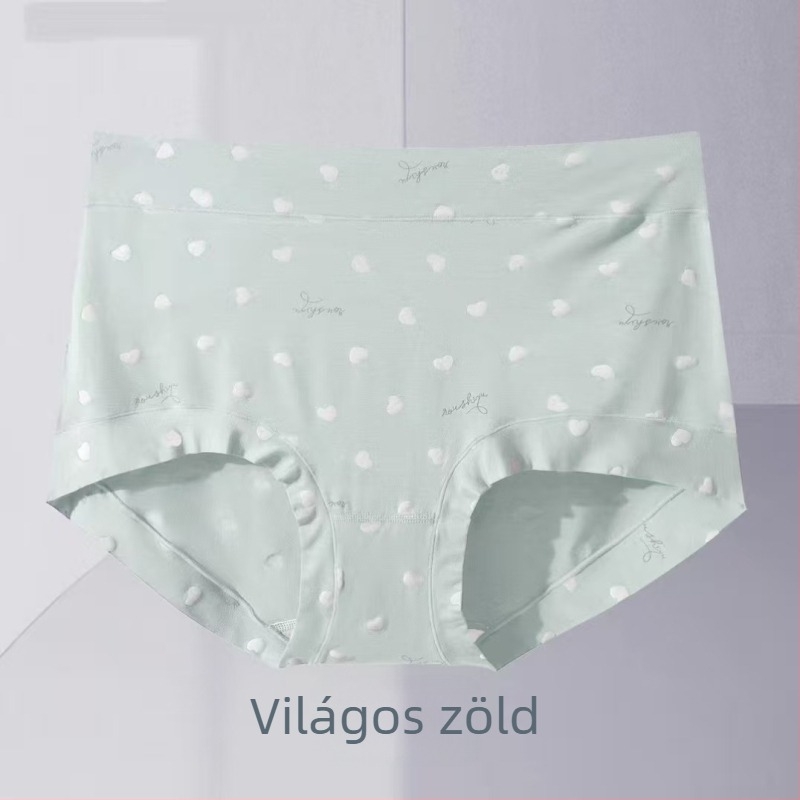 Modal anyagú magas derekú női alsónemű, plusz méret, pöttyös bikini fazon.