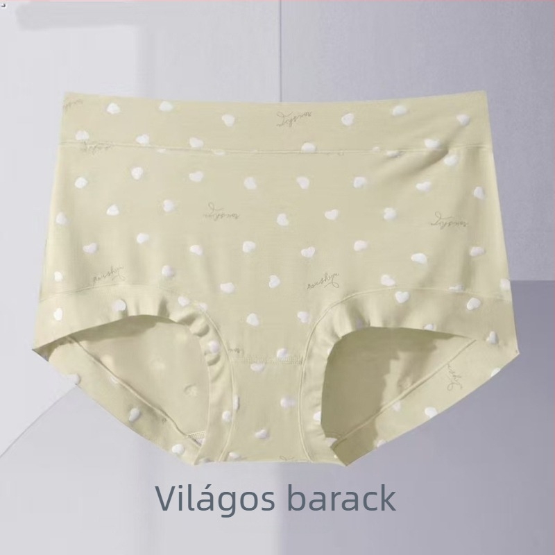 Modal anyagú magas derekú női alsónemű, plusz méret, pöttyös bikini fazon.