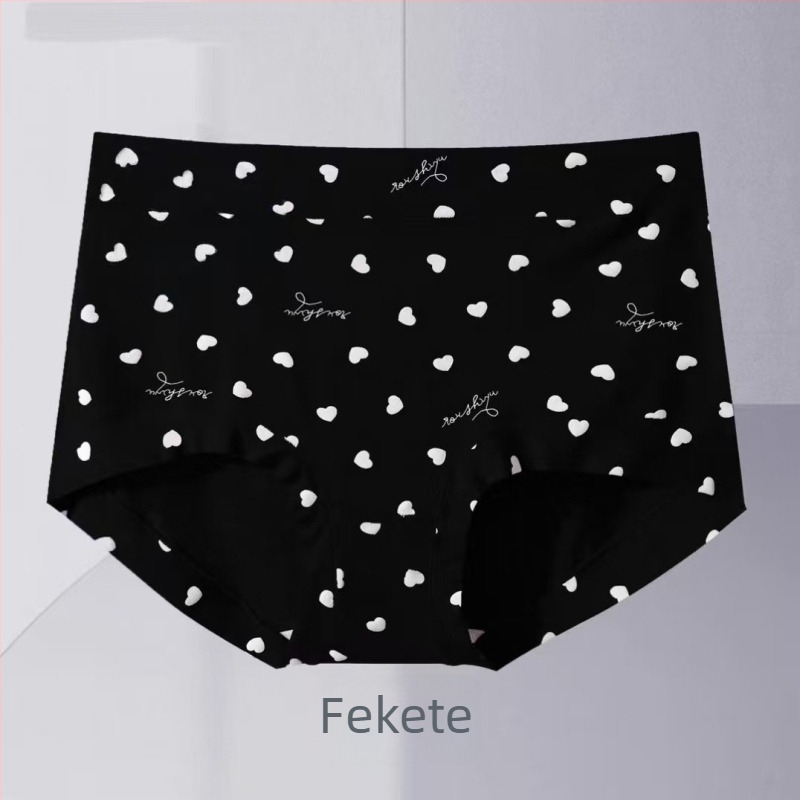 Modal anyagú magas derekú női alsónemű, plusz méret, pöttyös bikini fazon.