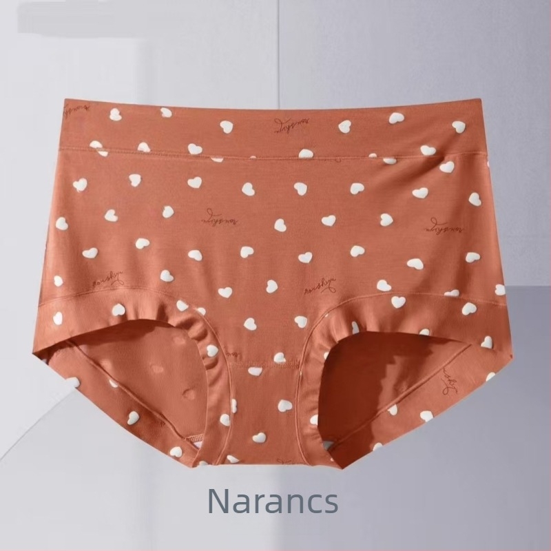Modal anyagú magas derekú női alsónemű, plusz méret, pöttyös bikini fazon.