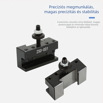 Gyorscserés szerszám tartó 250-001, Zhengyi, ék alakú cserélhető szerszámposzt lathe-hez, fúrás és esztergálás