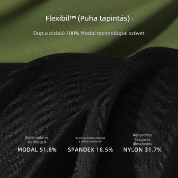 Férfi alsó Modal anyagból, antibakteriális, középmagas derekú, Modal tartalom 50-70%