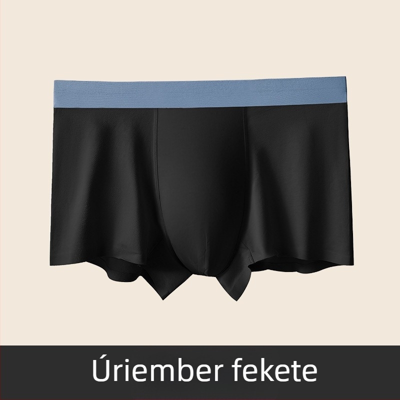 Formázó férfi boxer briefs pamutból, antibakteriális, kényelmes, széles deréköv