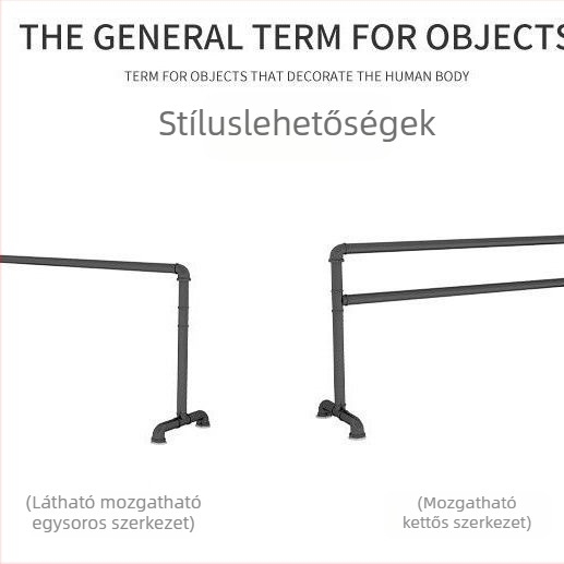 Táncrúd – mozgatható, professzionális balettrúddal edzőterembe és otthoni beltéri használatra