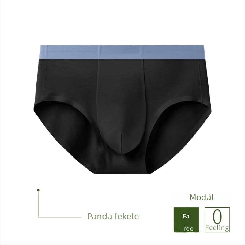 Modal férfi alsónemű, antibakteriális, lélegző, sportos, őszi-téli szezonra