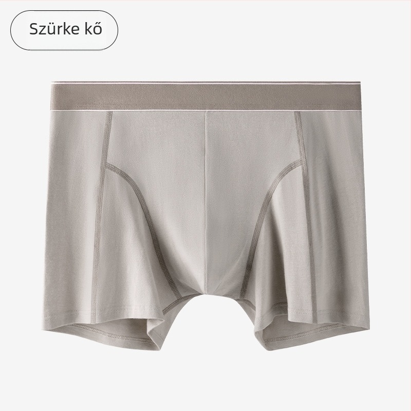 Férfiak számára sportos, hosszított boxer brief, 95% pamut, lélegző, súrlódásmentes, antibakteriális belső rész a szeméremtájon, középmagas derék