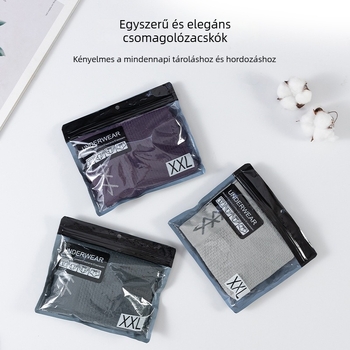 Férfi seamless nylon középmagas boxeralsó; kötött anyag, 80–90% nylon, ágyék bélés 90–95% nylon