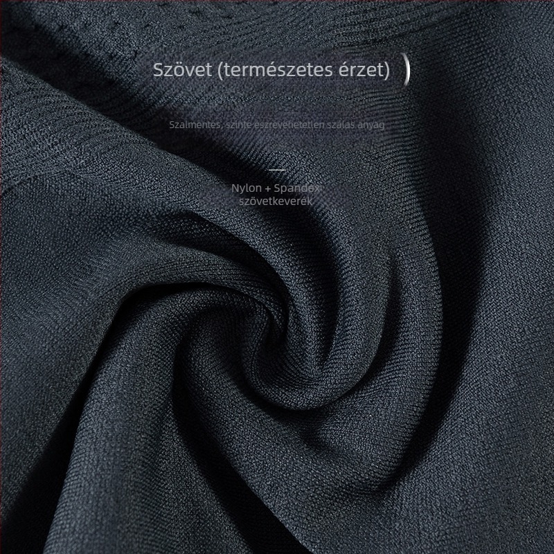 Férfi seamless nylon középmagas boxeralsó; kötött anyag, 80–90% nylon, ágyék bélés 90–95% nylon