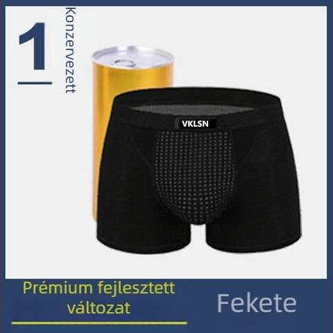 Férfi boxeralsó Milk Silk anyagból | lélegző, 80–90% poliészter, bordázott szövés, középmagas derék, egyszínű