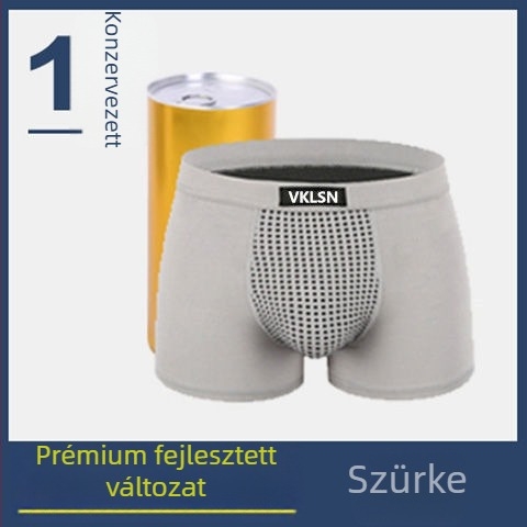 Férfi boxeralsó Milk Silk anyagból | lélegző, 80–90% poliészter, bordázott szövés, középmagas derék, egyszínű