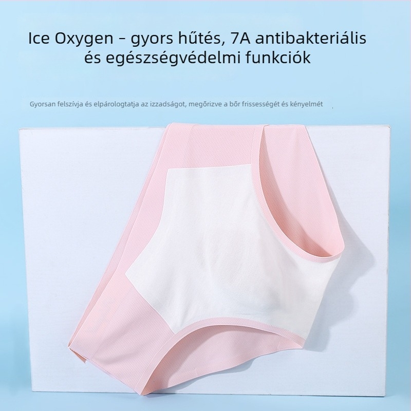 Férfi Nano Mesh alsónemű, antibakteriális, gyorsan száradó, lélegző, középmagas derekú, kötött anyag, Ice Oxygen Bar az ágyék tájékon