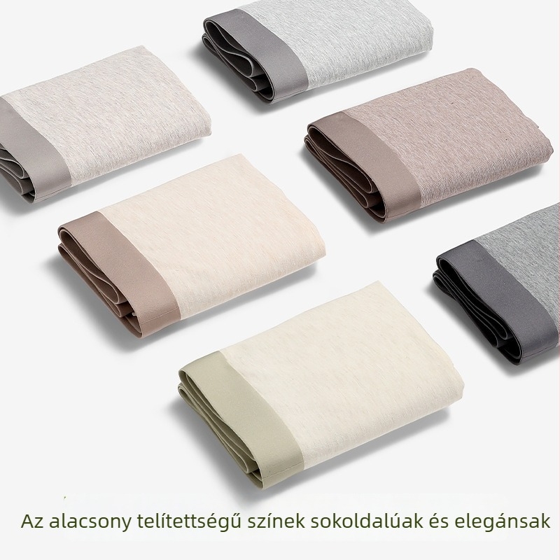 Antibakteriális színes pamut férfi alsónemű, lélegző pamut anyagú, nagy méret, boxer brief, új stílus