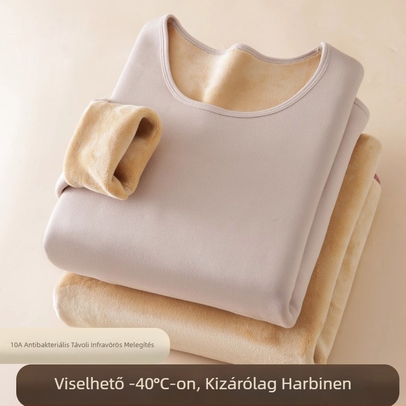 Női termikus alsóruha szett, vastag fleece-béléssel, alapréteg őszre és télre