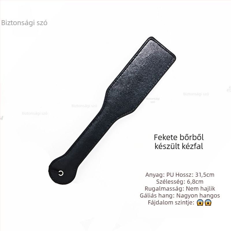 Bőr macska mancsa ostor – szív motívum és kör alakú dizájn edzésre (Raktáron)