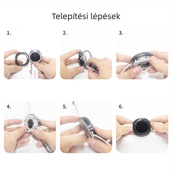 Fém tok Samsung Galaxy Watch8 Classic (2025) – Yichengtong; kompatibil a modellel Samsung Galaxy Watch8 Classic (2025); Anyag: fém; Súly: 22 g; Csomag tartalma: fém ház w30j, hátsó fedél w30p, tisztító kendő pj7, spudger pj8