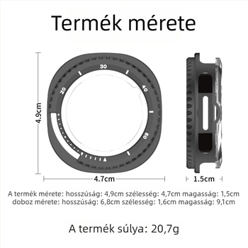 Fém tok Samsung Galaxy Watch8 Classic (2025) – Yichengtong; kompatibil a modellel Samsung Galaxy Watch8 Classic (2025); Anyag: fém; Súly: 22 g; Csomag tartalma: fém ház w30j, hátsó fedél w30p, tisztító kendő pj7, spudger pj8