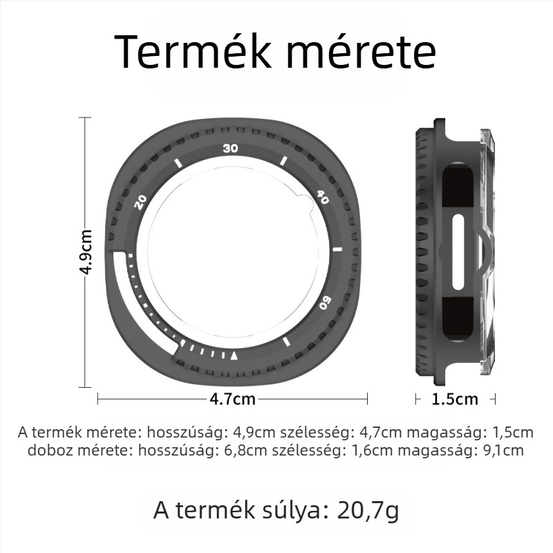 Fém tok Samsung Galaxy Watch8 Classic (2025) – Yichengtong; kompatibil a modellel Samsung Galaxy Watch8 Classic (2025); Anyag: fém; Súly: 22 g; Csomag tartalma: fém ház w30j, hátsó fedél w30p, tisztító kendő pj7, spudger pj8