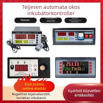 Inkubátorvezérlő digitális kijelzős termosztáttal, MOS tranzisztor, teljesen automata inkubáció, állandó hőmérséklet-szabályozás