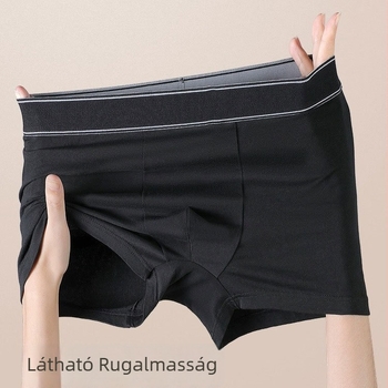 60S hosszú szálú pamutból készült férfi boxeralsónemű, plusz méret, tiszta pamut, antibakteriális anyag
